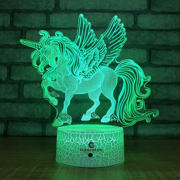 Purple Unicorn Night Light for Kids - Picture 8 of 8